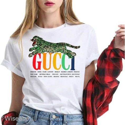 gucci jaguar shirt|gg cotton jacquard shirt.